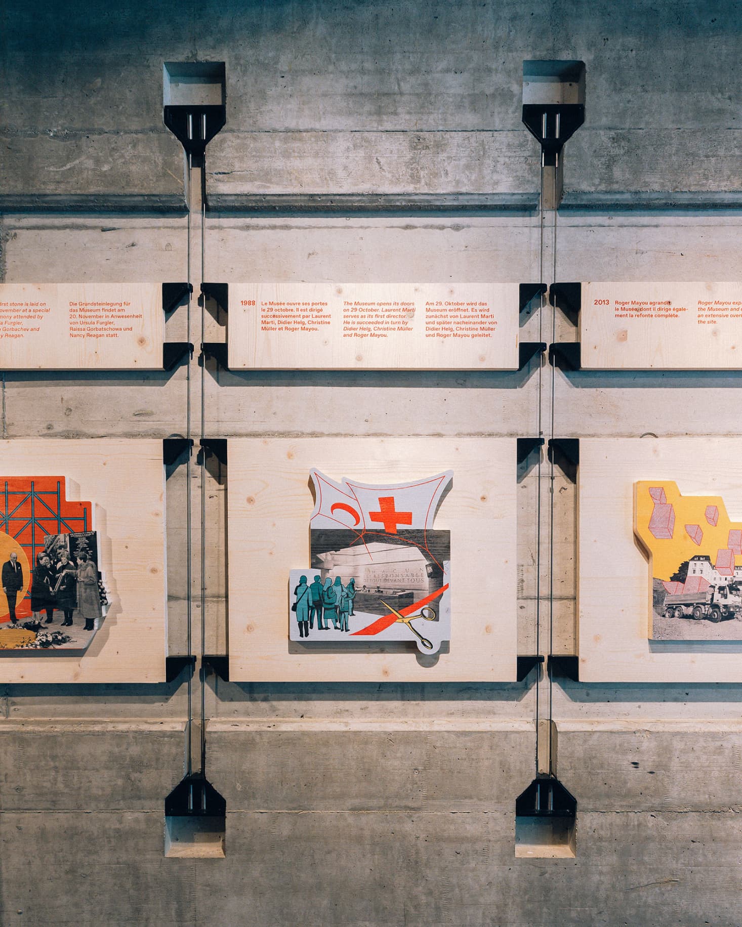 Direction artistique de la fresque historique du musée